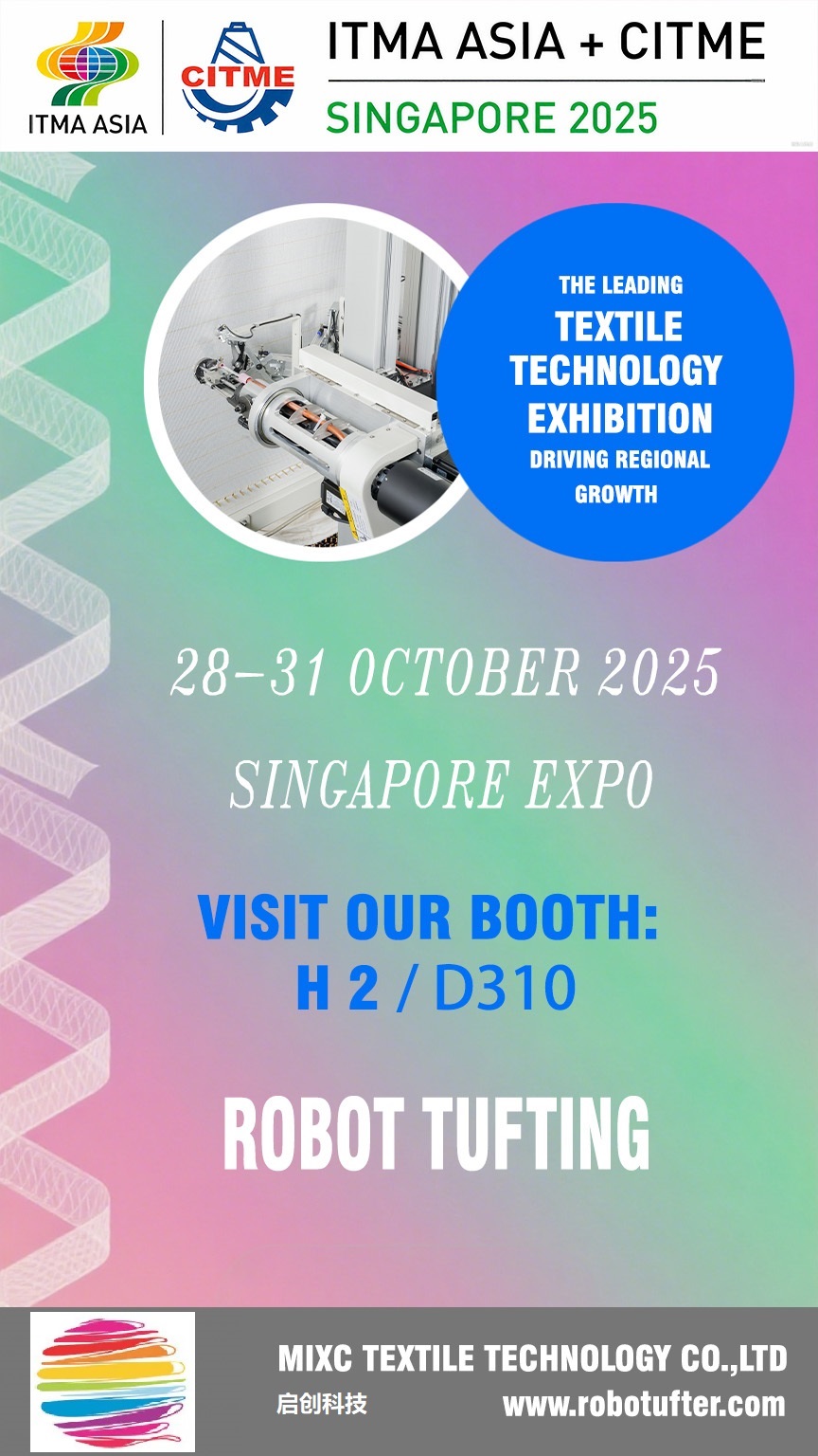 MIXC Textile Technology Successfully Showcases Robotic Tufting Innovations at ITMA ASIA + CITME 2025 in Singapore